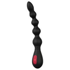 Cheeky Love - Rechargeable Beaded Anal Vibrator (Black)