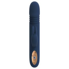   Goddess Zephyros - Waterproof Thrusting Vibrator with Clitoral Arm (Blue)