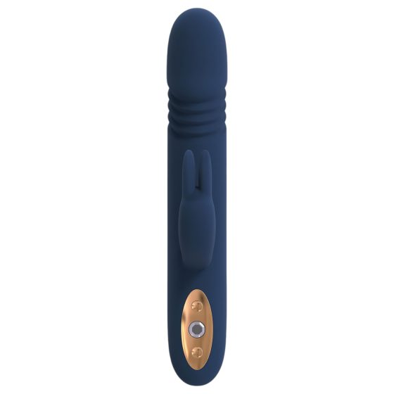 Goddess Zephyros - Waterproof Thrusting Vibrator with Clitoral Arm (Blue)