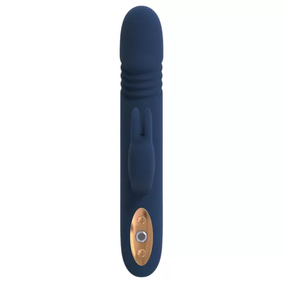 Goddess Zephyros - Waterproof Thrusting Vibrator with Clitoral Arm (Blue)