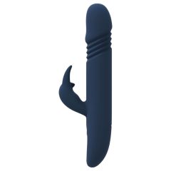   Goddess Zephyros - Waterproof Thrusting Vibrator with Clitoral Arm (Blue)