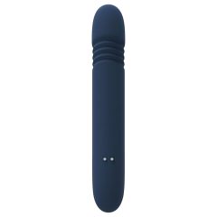   Goddess Zephyros - Waterproof Thrusting Vibrator with Clitoral Arm (Blue)