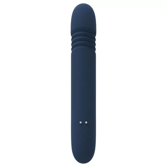Goddess Zephyros - Waterproof Thrusting Vibrator with Clitoral Arm (Blue)