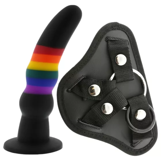 Colorful Love - Vibrant Strap-On Dildo
