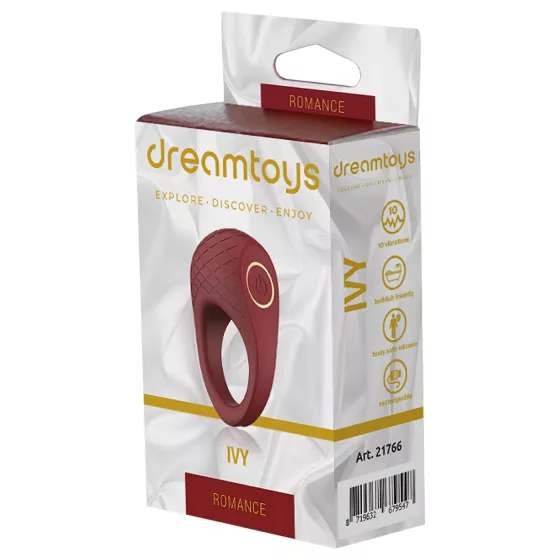Dreamtoys Ivy - Vibrating Penis Ring (Bordeaux)