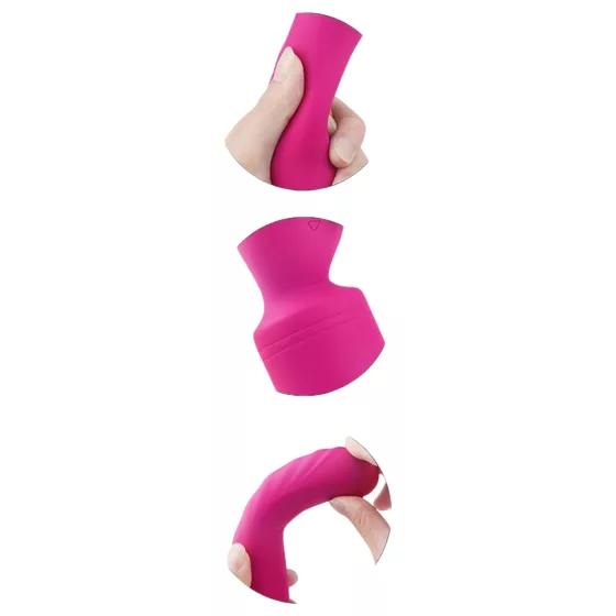 Vibes of Love Wand - rechargeable, warming, massaging vibrator (pink)