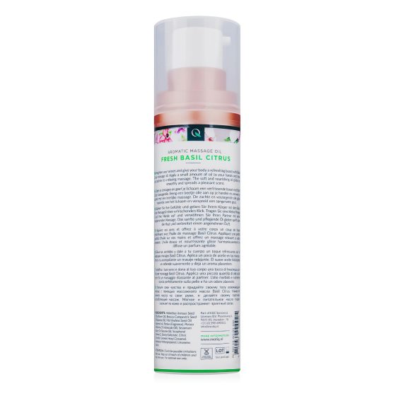Exotiq - Scented Massage Oil - Basil Lemon (100ml)