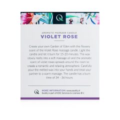 Exotiq - Scented Rose Massage Candle (200g)