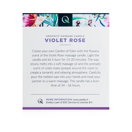 Exotiq - Scented Rose Massage Candle (200g)