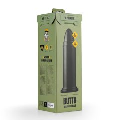BUTTR 10 Pounder - Suction Cup Large Dildo (Black)