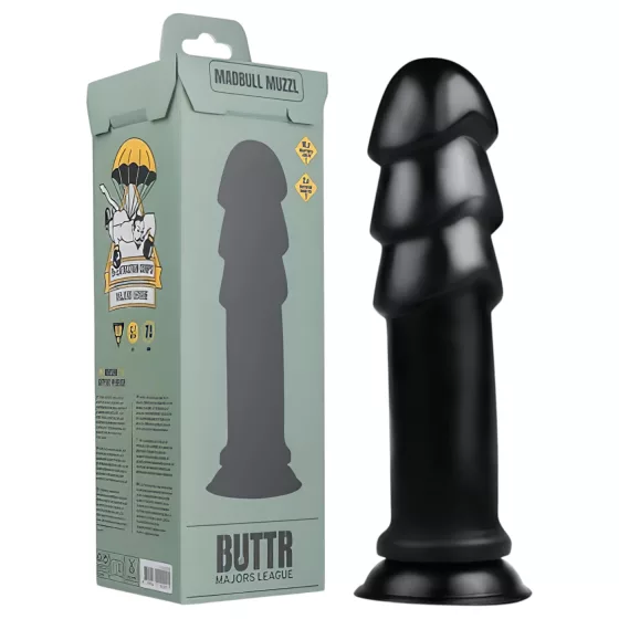 BUTTR Madbull Muzzl - Suction Cup Dildo (Black)
