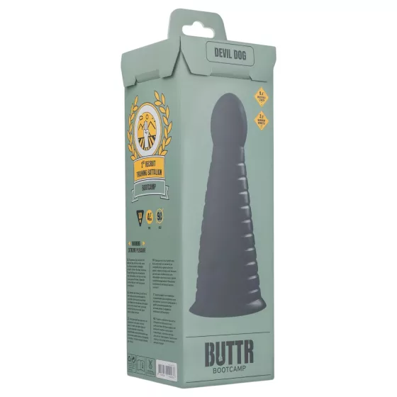 BUTTR Devil Dog - Suction Cup Dildo (Black)