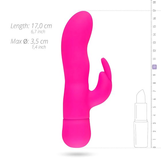 Easytoys Mad Rabbit - Bunny Ear Clitoral Vibrator (Pink)