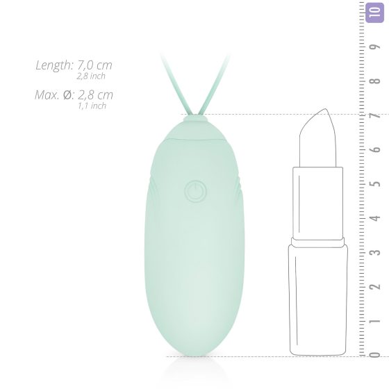 LUV EGG - Rechargeable, Wireless Vibrating Egg (Green)