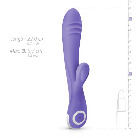Good Vibes Only Fane Rabbit - Vibrator with Clitoral Arm (Purple)