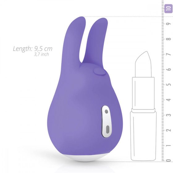 Good Vibes Tedy - Rechargeable bunny clitoral vibrator (purple)
