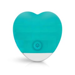   Good Vibes Oron - Rechargeable Heart-Shaped Clitoral Vibrator (Turquoise)