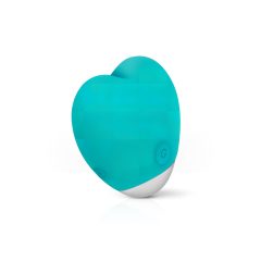  Good Vibes Oron - Rechargeable Heart-Shaped Clitoral Vibrator (Turquoise)