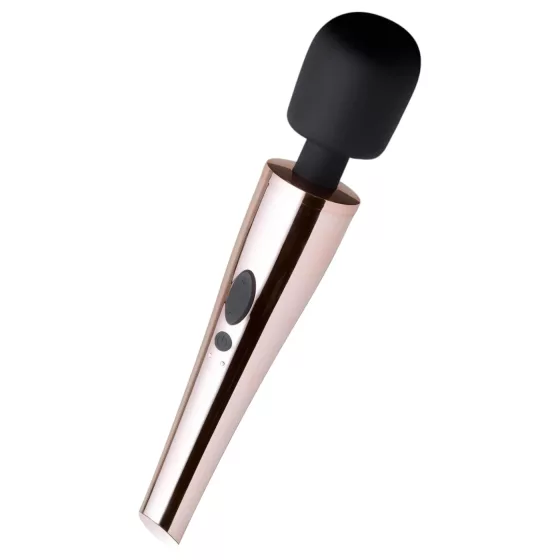 Rosy Gold Wand - Rechargeable Massager Vibrator (Rose Gold)