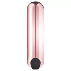 Rosy Gold Bullet - Rechargeable Mini Vibrator (Rose Gold)