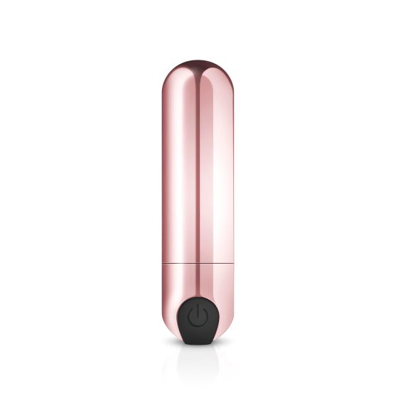 Rosy Gold Bullet - Rechargeable Mini Vibrator (Rose Gold)