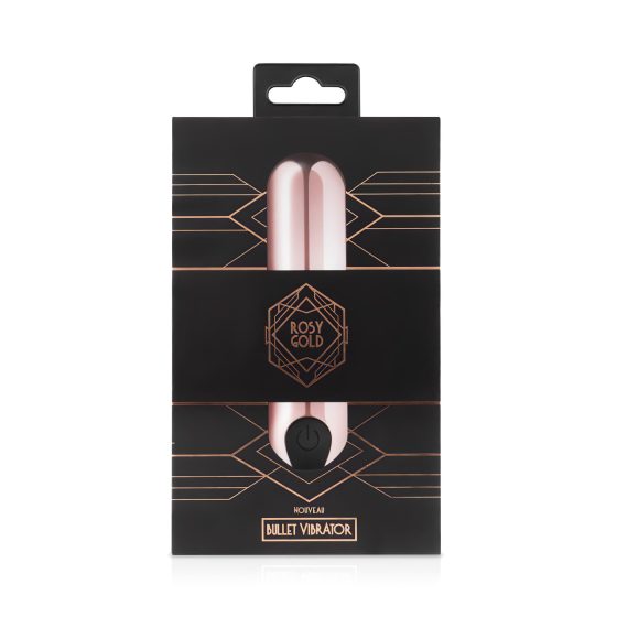 Rosy Gold Bullet - Rechargeable Mini Vibrator (Rose Gold)