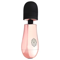   Rosy Gold Mini Wand - Rechargeable Massage Vibrator (Rose Gold)