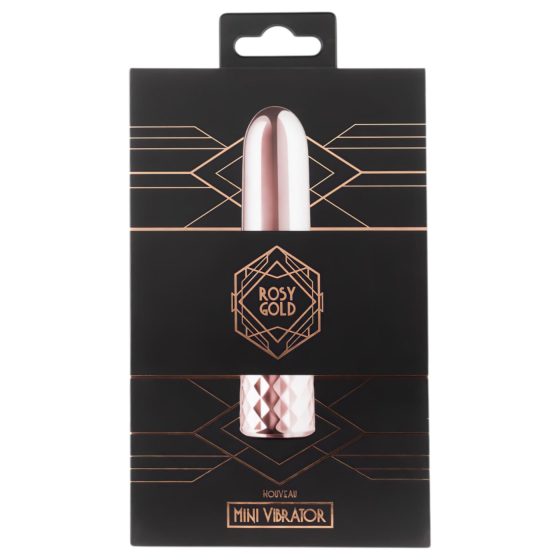 Rosy Gold Mini - Rechargeable Mini Wand Vibrator (Rose Gold)