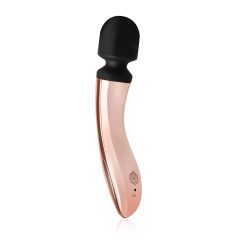   Rosy Gold Wand Curve - Rechargeable Massager Vibrator (Rose Gold)