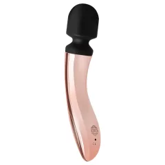   Rosy Gold Wand Curve - Rechargeable Massager Vibrator (Rose Gold)