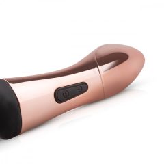   Rosy Gold Wand Curve - rechargeable massaging vibrator (rose gold)