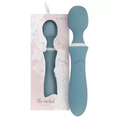   Bloom Orchid Wand - rechargeable massaging vibrator (turquoise)