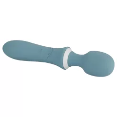   Bloom Orchid Wand - rechargeable massaging vibrator (turquoise)