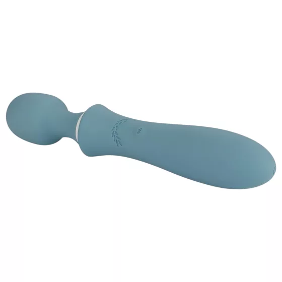Bloom Orchid Wand - rechargeable massaging vibrator (turquoise)