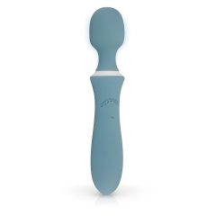   Bloom Orchid Wand - rechargeable massaging vibrator (turquoise)