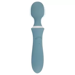   Bloom Orchid Wand - rechargeable massaging vibrator (turquoise)