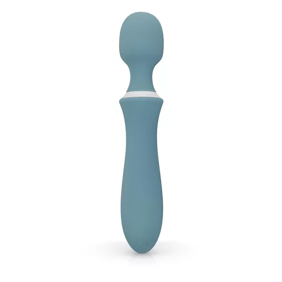 Bloom Orchid Wand - rechargeable massaging vibrator (turquoise)