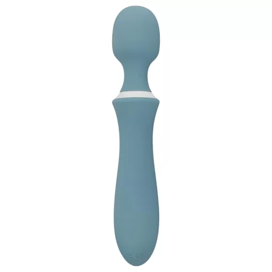 Bloom Orchid Wand - rechargeable massaging vibrator (turquoise)