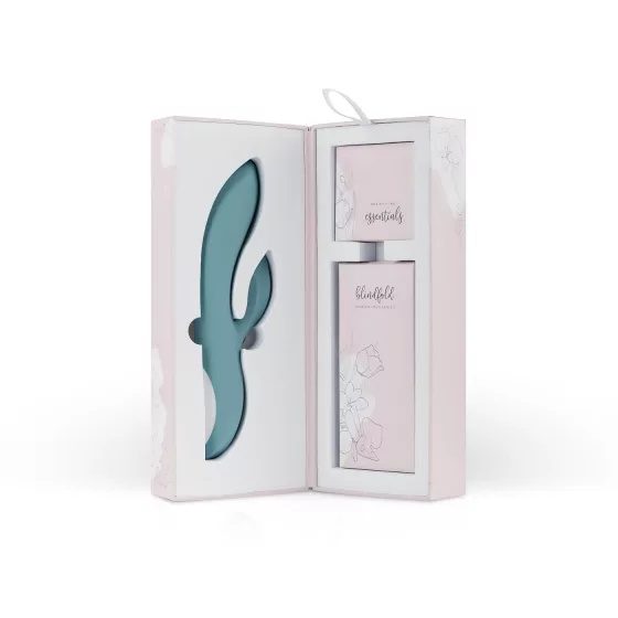 Bloom Violet Rabbit - G-Spot & Clitoral Vibrator (Turquoise)