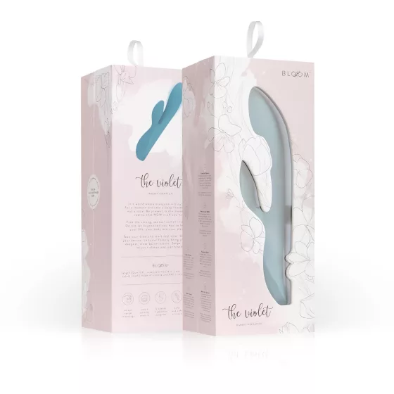 Bloom Violet Rabbit - G-Spot & Clitoral Vibrator (Turquoise)
