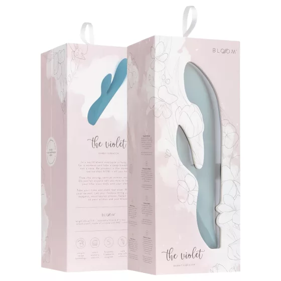 Bloom Violet Rabbit - G-Spot & Clitoral Vibrator (Turquoise)