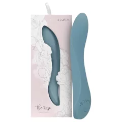   Bloom Rose - Rechargeable Silicone G-Spot Vibrator (Turquoise)