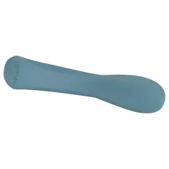   Bloom Rose - Rechargeable Silicone G-Spot Vibrator (Turquoise)
