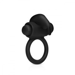EasyToys Bunny - vibrating penis ring (black)