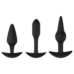 EasyToys Pleasure Kit - Varied Anal Plug Set (Black)