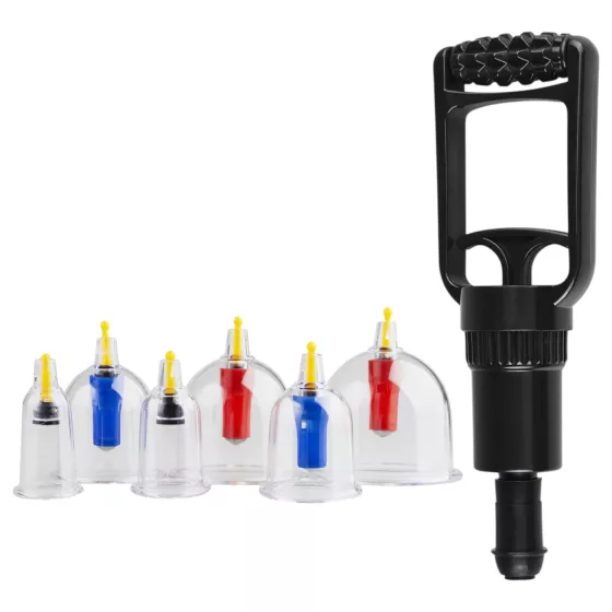 Easytoys Cupping - 6-Piece Suction Pump Set