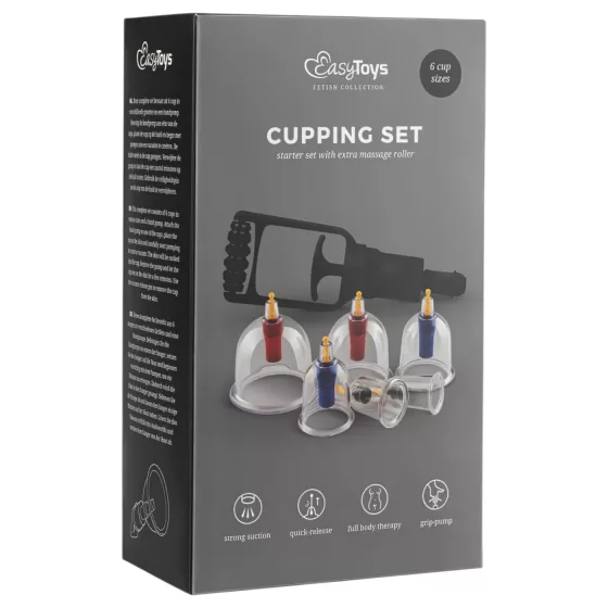 Easytoys Cupping - 6-Piece Suction Pump Set