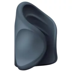 Boners - Rechargeable Vibrating Open Masturbator (Gray)