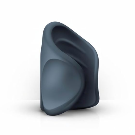 Boners - Rechargeable Vibrating Open Masturbator (Gray)