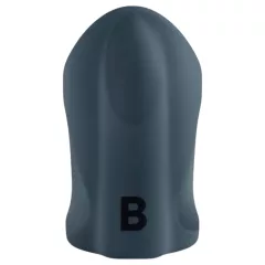 Boners - Rechargeable Vibrating Open Masturbator (Gray)